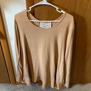 Boutique shirt with ruffle and lace